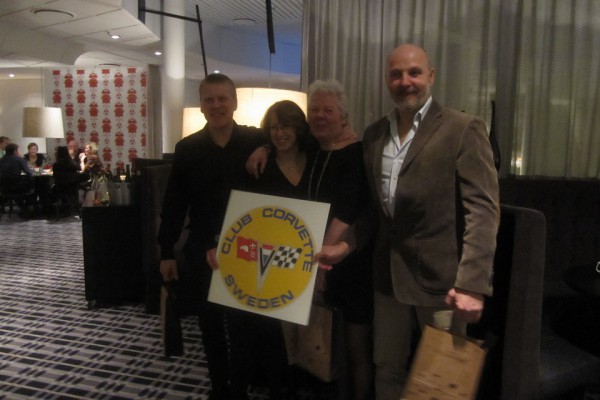Vinnande lag i quisen, Anna-Karin och Olof Törnqvist samt Monica och Micke Lindqvist.