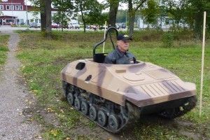 Ove körde som han aldrig gjort något annat,  men det visade sig att han provat det här tidigare.