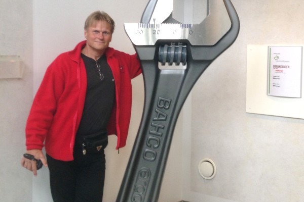 Skiftnyckel med Lasse Öhrn.
