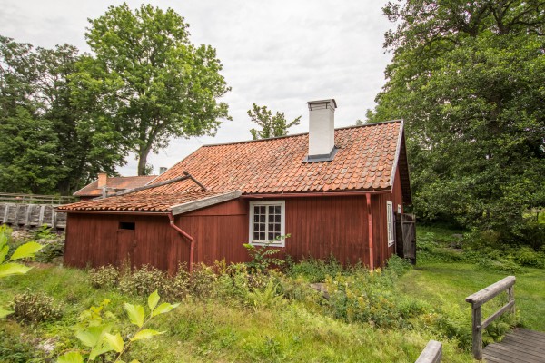 Dahlgrenssmedjan 'lilla smedjan' byggd ca 1850