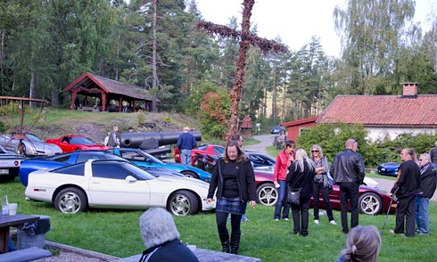 Efter maten fanns det gott om tid att umgås.