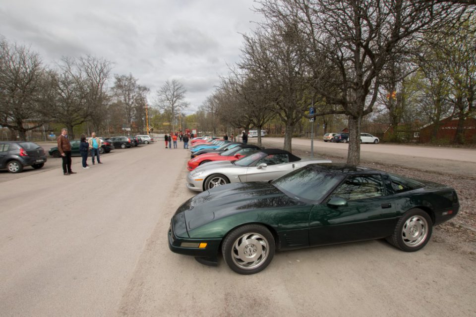 Corvette parkering.