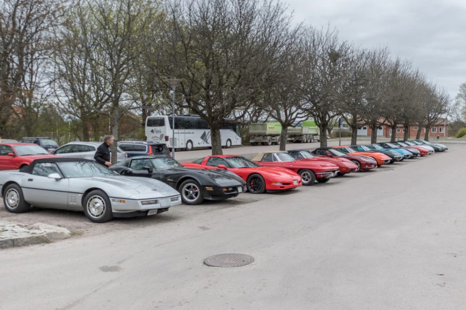 Corvette parkering.