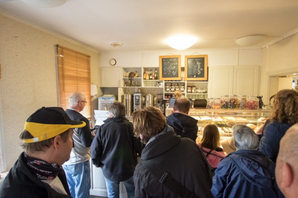 Fika kö, Odinsborg.