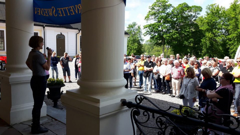 Slottsfrun ger liten kort tillbakablick på Sparreholms historia