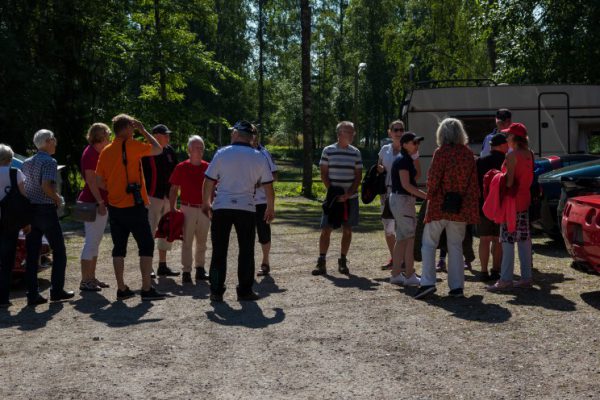Framme vid Sala Silvergruva.