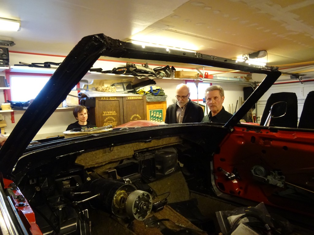 Gergö, Lars och Mats i mekartagen