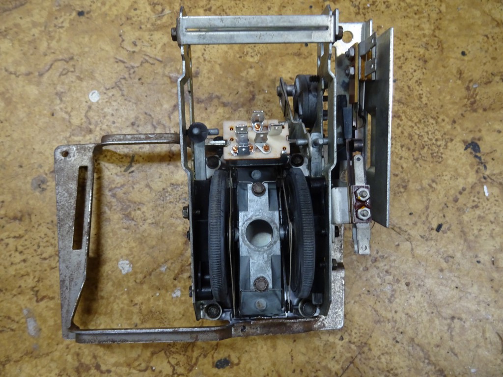 Baksidan av AC/Heater Control
